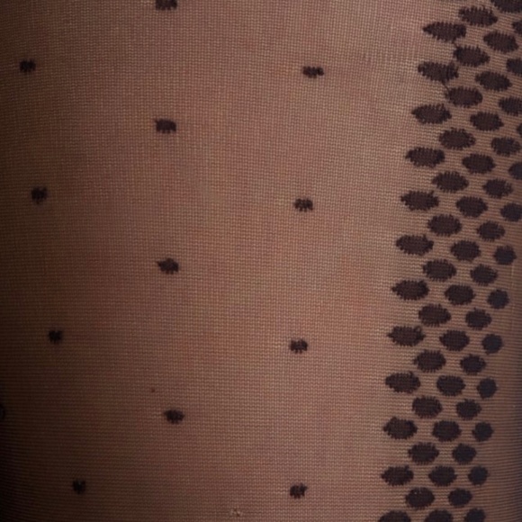 NWT! RARE! Bebe Polka Dot Sheer Tights M/L Medium/Large Made In Italy - Picture 2 of 8